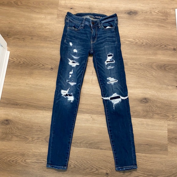 American Eagle Outfitters Denim - AE Distressed Jegging